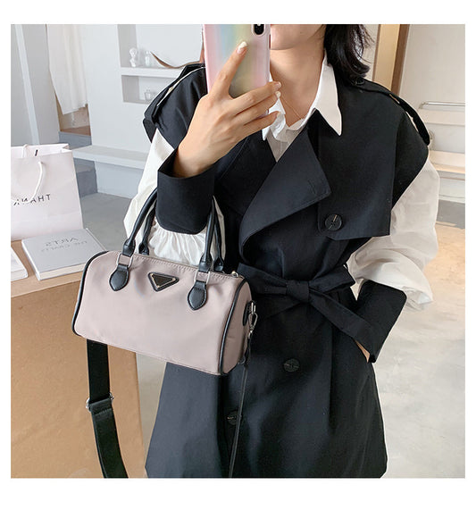 Canvas Boston bag shoulder bag