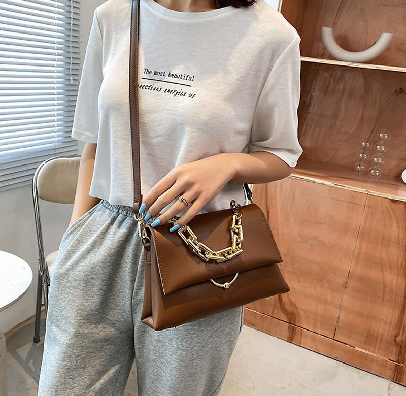 Textured Bag, Female Bag, Chain Portable Small Square Bag