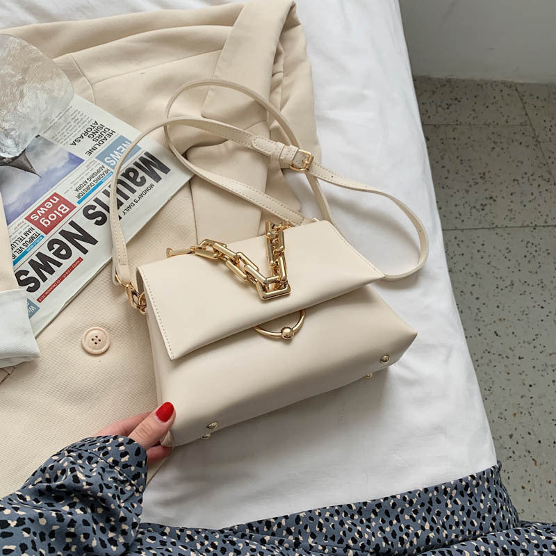 Textured Bag, Female Bag, Chain Portable Small Square Bag